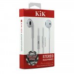 Wholesale KIK 333 Stereo Earphone Headset with Mic and Volume Control (333 Black)